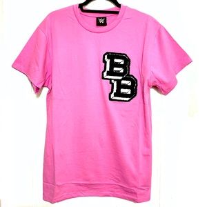 WWE Bianca Belair T-shirt Pink Sz Medium NWT